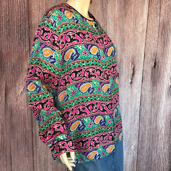 Corey B New York Silk Top 12 - Picture 4 of 5